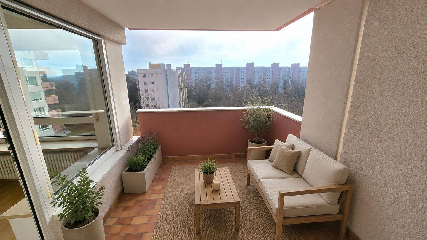 In Germering Wohnung mit vier Zimmern und Balkon, 82110 Germering