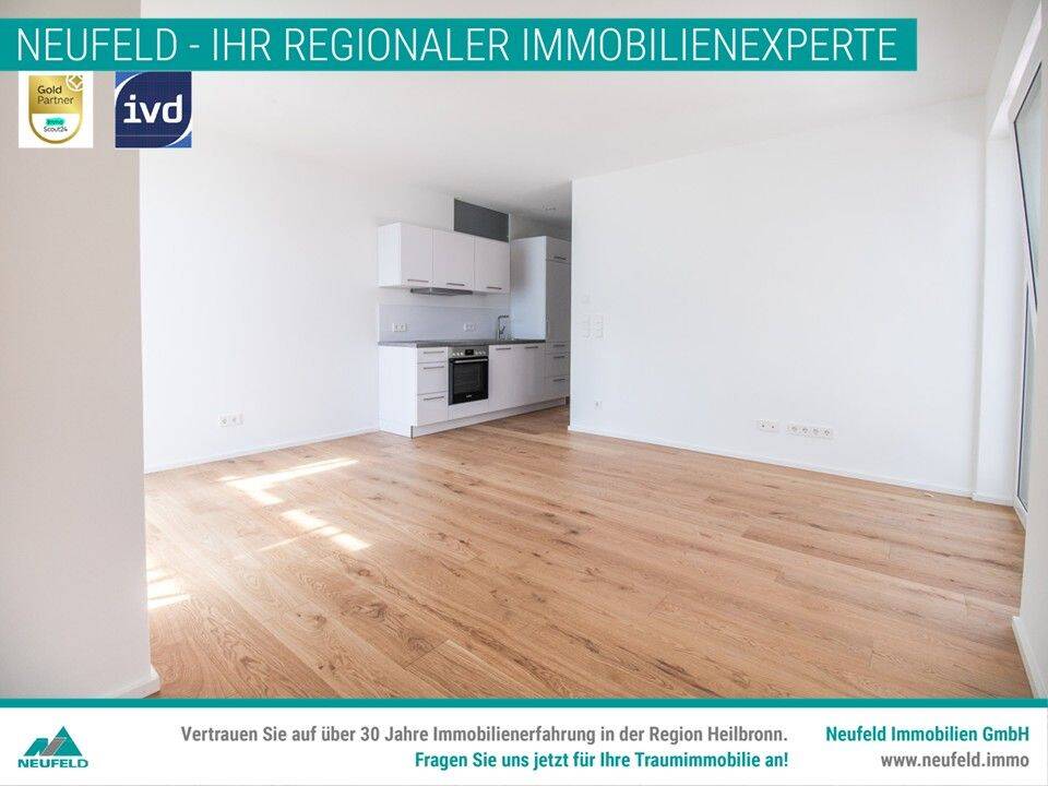 Traumhafte 2-Zimmer Wohnung im Heilbronner Zentrum zu vermieten!, 74072 Heilbronn (Heilbronn)
