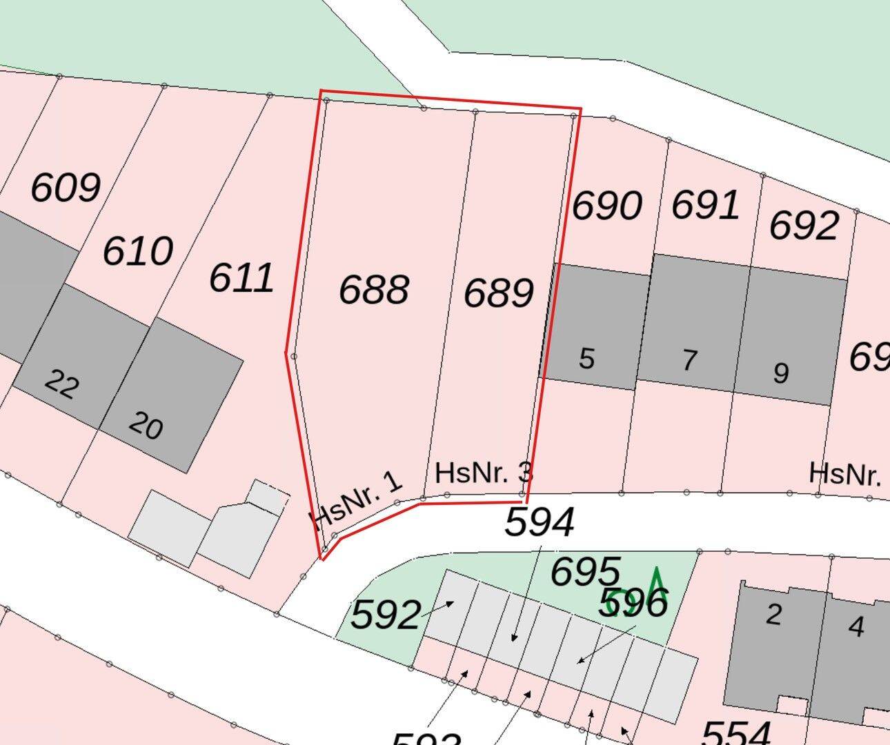 NOTVERKAUF | 2x Grundstücke für 2x Reihenhäuser, 57250 Netphen
