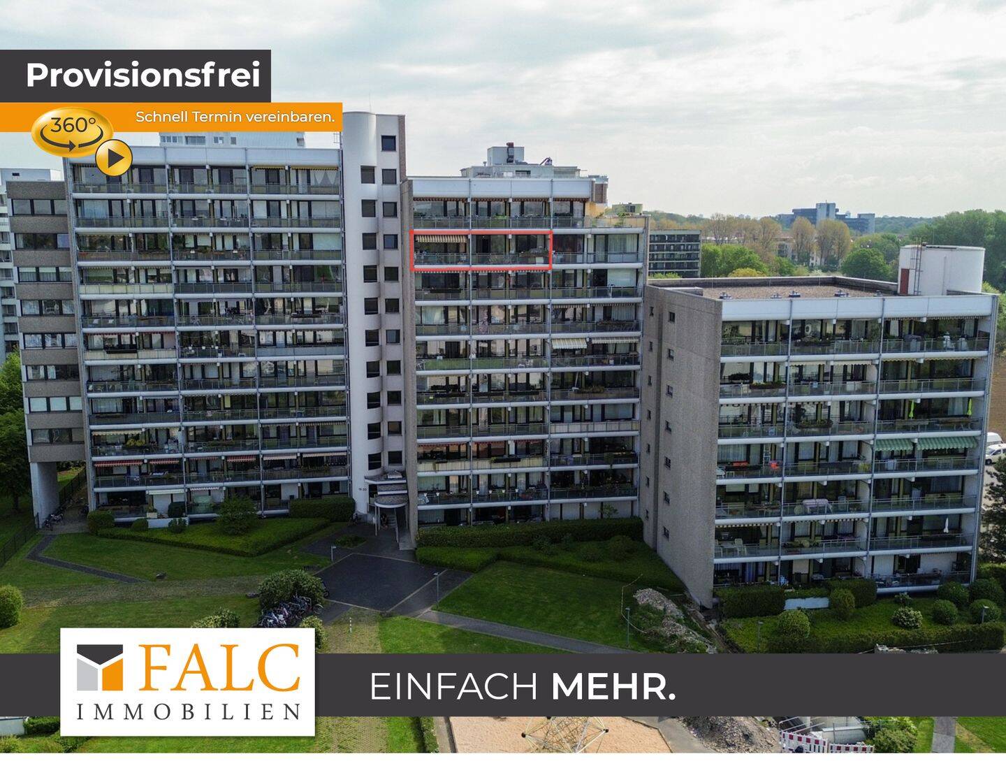 Attraktive 3-Zimmer-Wohnung mit großem Balkon, Tiefgaragenstellplatz in Junkersdorf, 50858 Köln (Lindenthal Junkersdorf Weiden)