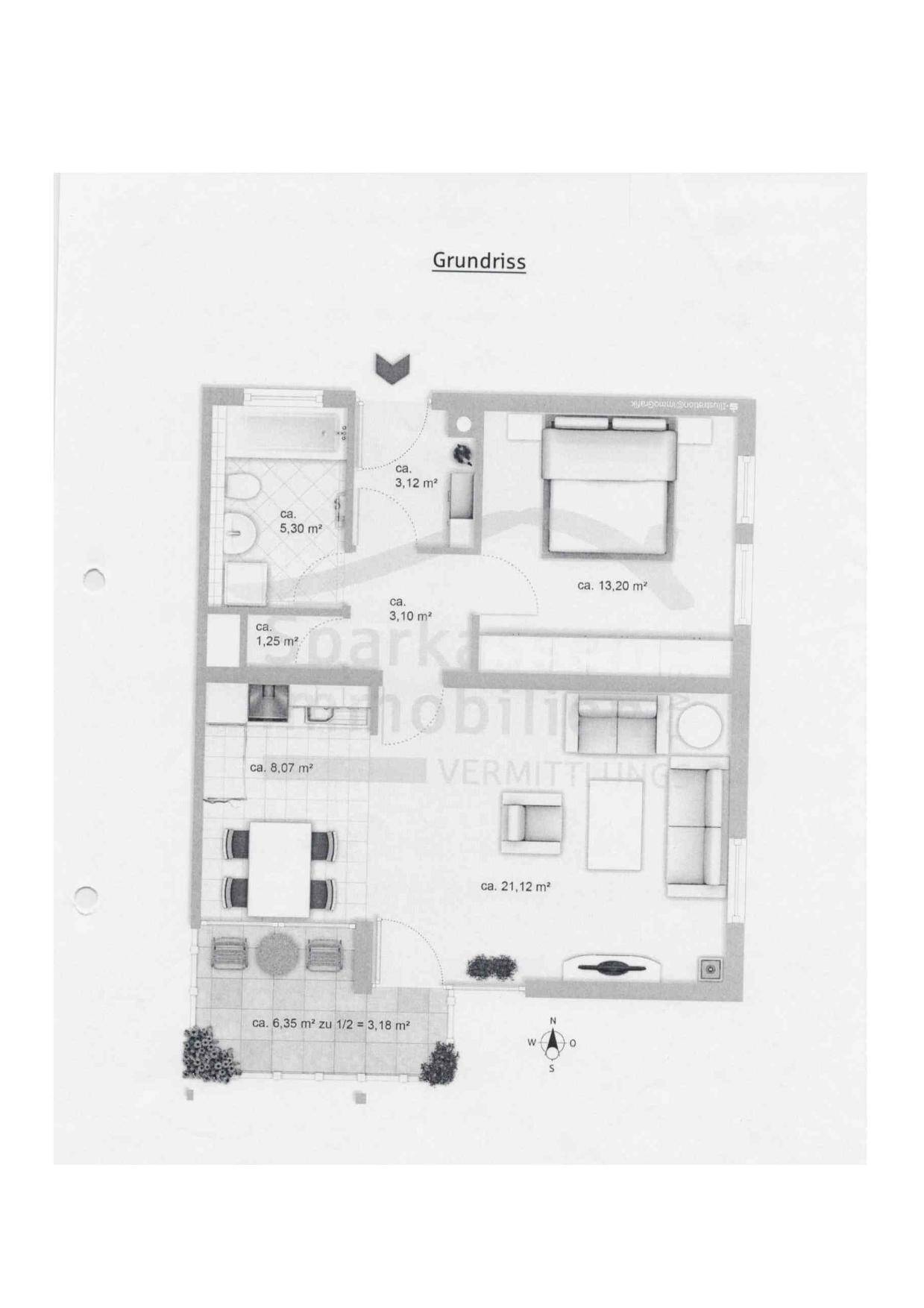 Privatverkauf 2-Zimmer ETW, 85774 Unterföhring