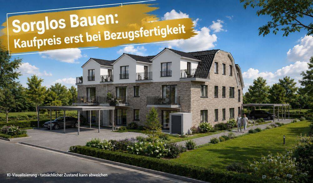 Wohlfühlwohnen – 3 ZKB-Neubauwohnung mit Aufzug und Stellplatz in schöner Wohnlage von Brake, 26919 Brake (Unterweser)