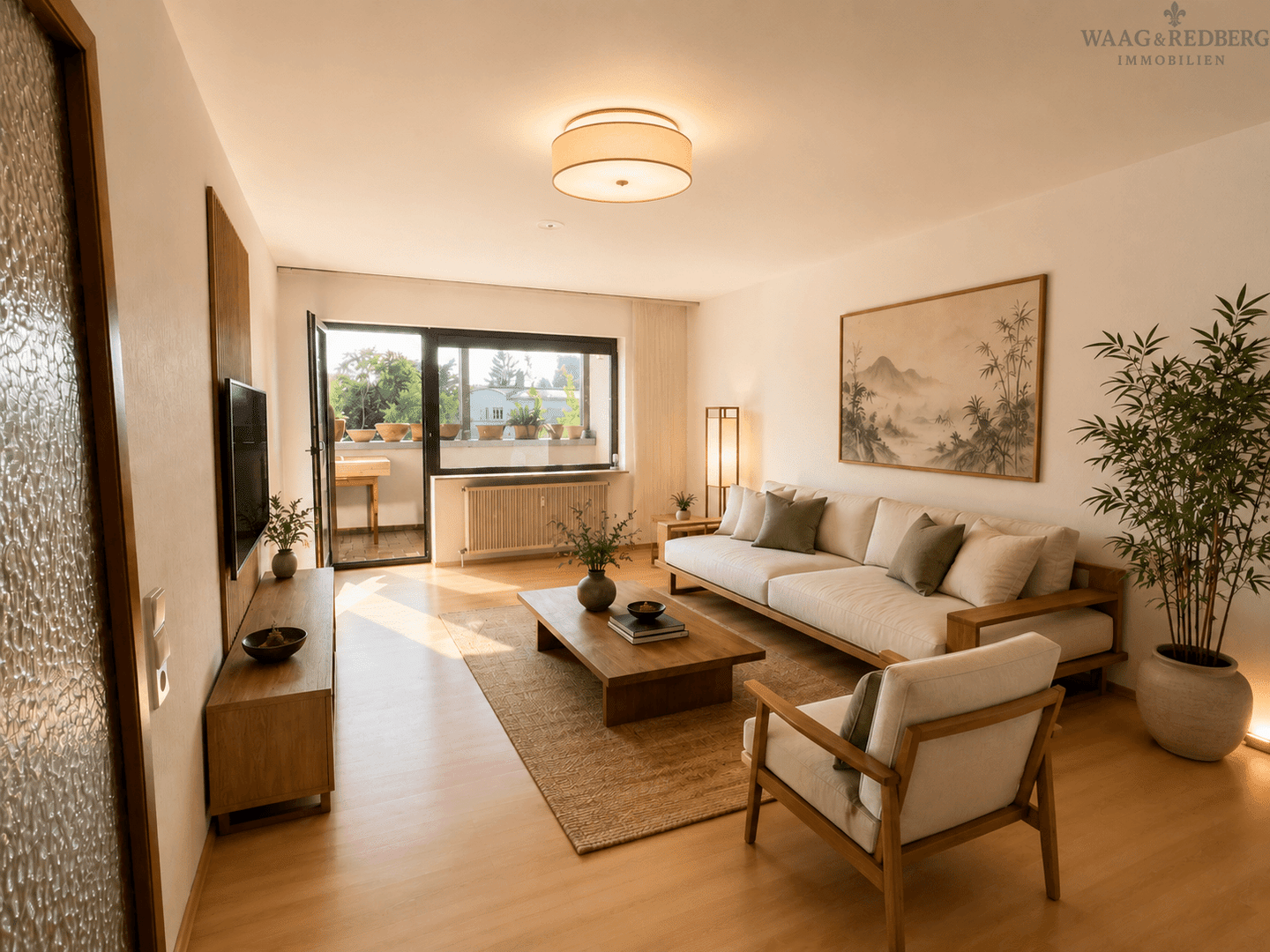 2 Zimmer mir Sonnen-Balkon in Offenbach-Westend, 63067 Offenbach am Main (Kaiserlei Offenbach am Main)