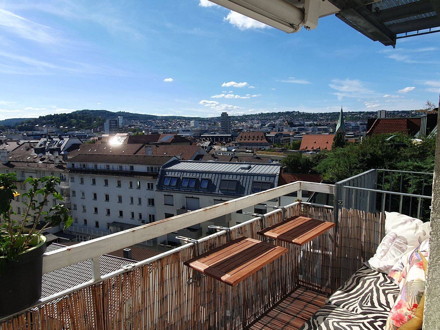 Balkon, Ausblick über Stuttgart und durchdachter Grundriss in Stuttgart Mitte, 70182 Stuttgart (Mitte)