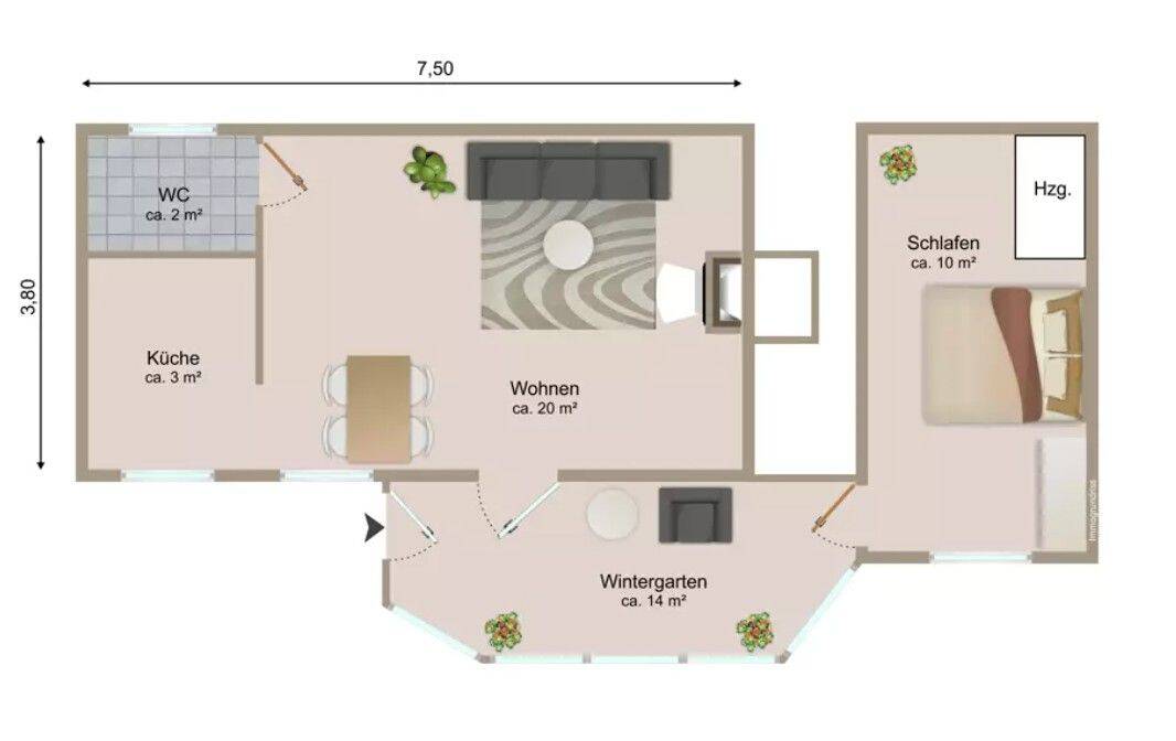 VON PRIVAT & PROVISIONSFREI: Bungalow mit großem Wintergarten & Kamin in Dahlen!, 4774 Dahlen
