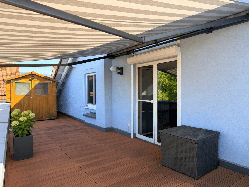 Wohnen auf zwei Ebenen – außergewöhnlicher Balkon inklusive, 77815 Bühl