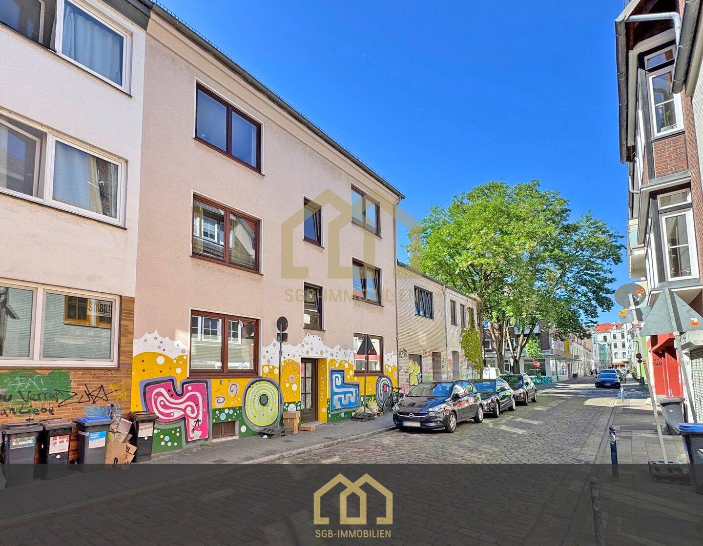 Steintor: MFH mit 8 Wohnungen, 2 Terrassen + 3 Balkonen + Dachterrasse mit einem Faktor von 17, 28203 Bremen (Fesenfeld Ostertor Steintor)
