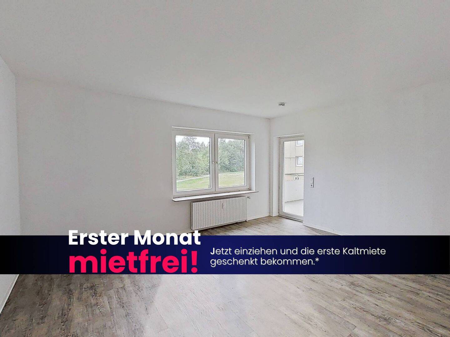 ** 1 KALTMIETE GESCHENKT ** Moderne 3-Zimmer-Wohnung mit BALKON, EBK und großer Wohnfläche, 24941 Flensburg (Friesischer Berg Sandberg Südstadt Weiche Westliche Höhe)