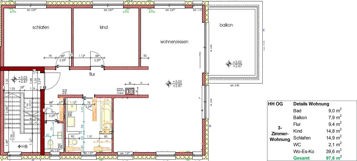 Exklusive Obergeschosswohnung – Erstbezug, 90768 Fürth