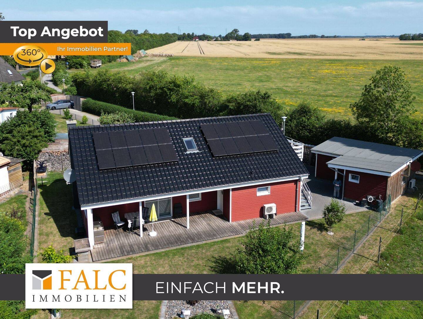 Exklusives Wohn- und Ferienhaus mit unverbautem Naturblick, 18569 Trent