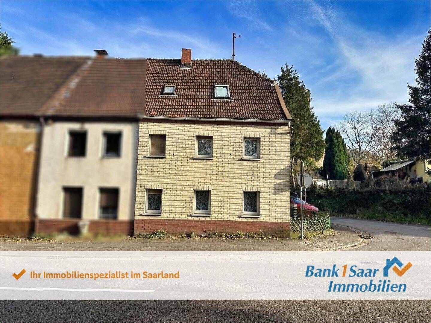 Reihenendhaus mit Potenzial und Baugrundstück in Homburg-Schwarzenacker – ***provisionsfrei***, 66424 Homburg