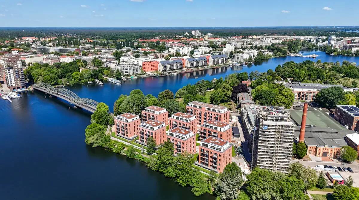 Exklusive Neubauwohnung auf der Insel Eiswerder | Erstbezug | Wasserlage | Hochwertige Einbauküche, 13585 Berlin (Spandau Falkenhagener Feld Hakenfelde)