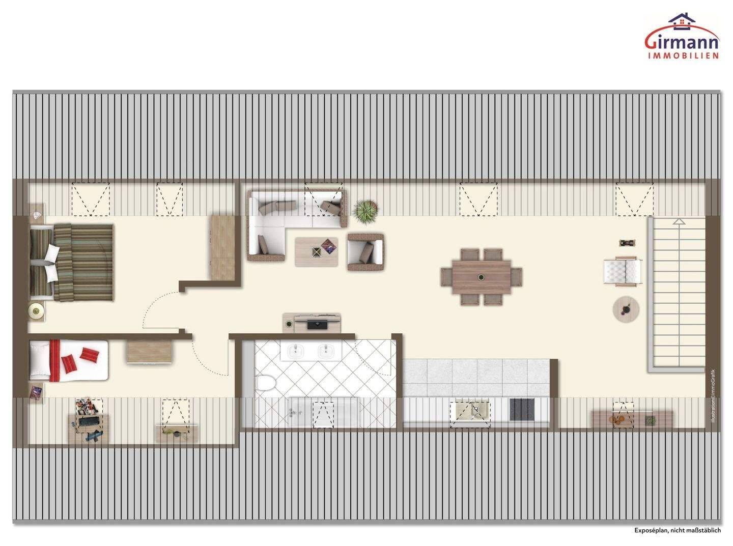 WE 06 Moderne 3 Zimmer OG Wohnung in saniertem Altbau, 67363 Lustadt