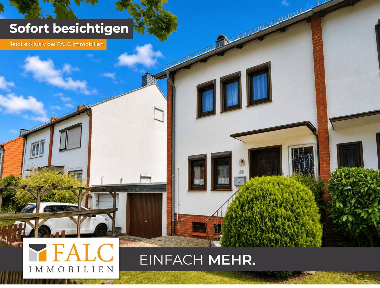 Beliebte Lage in Geestland-Langen, Doppelhaushälfte mit Garage und Keller, 27607 Geestland