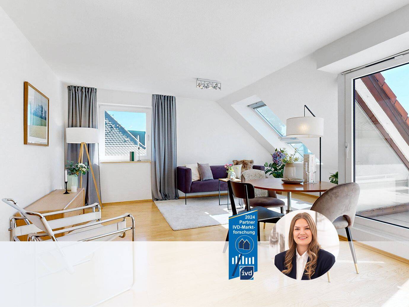 IMMOPARTNER – SONNE. DACHTERRASSE. WOHNEN PUR.