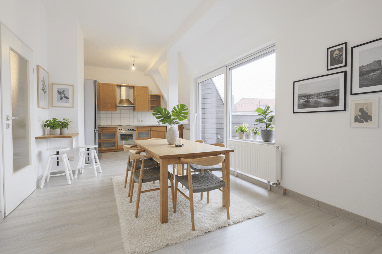 Urbanes Wohnen im Altbau mit Dachloggia in Premium-Lage am Nürnberger Stadtpark, 90409 Nürnberg (Großreuth h. d. Veste Gärten h. d. Veste Maxfeld Schoppershof)