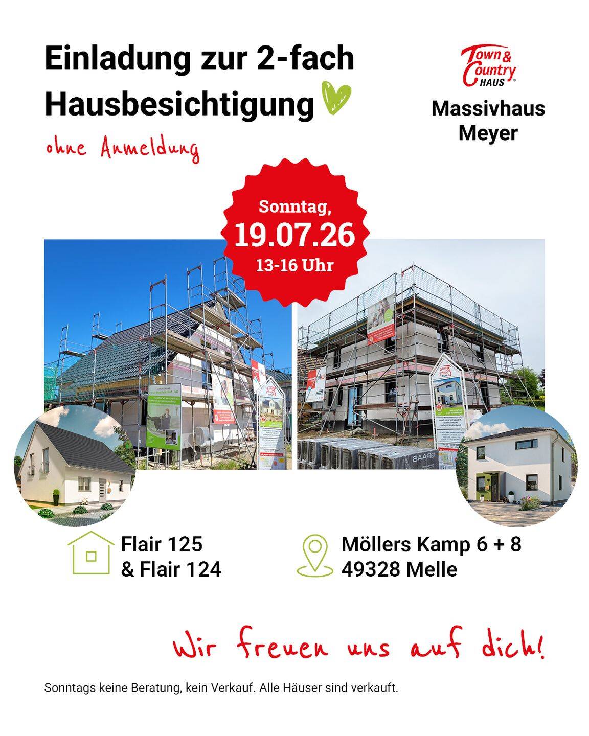 Hausbesichtigung am Sonntag den 19.07.2026 von 13:00 bis 16:00 Uhr, 49328 Melle