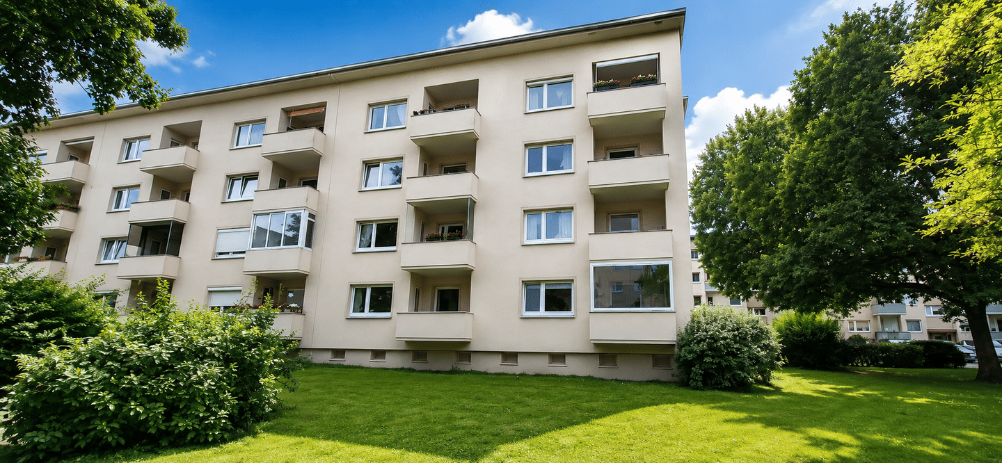 Gepflegte 2-Zimmer Wohnung mit traumhaftem Blick ins Grüne zu vermieten, 28201 Bremen (Buntentor Gartenstadt Süd Huckelriede Neustadt Südervorstadt)