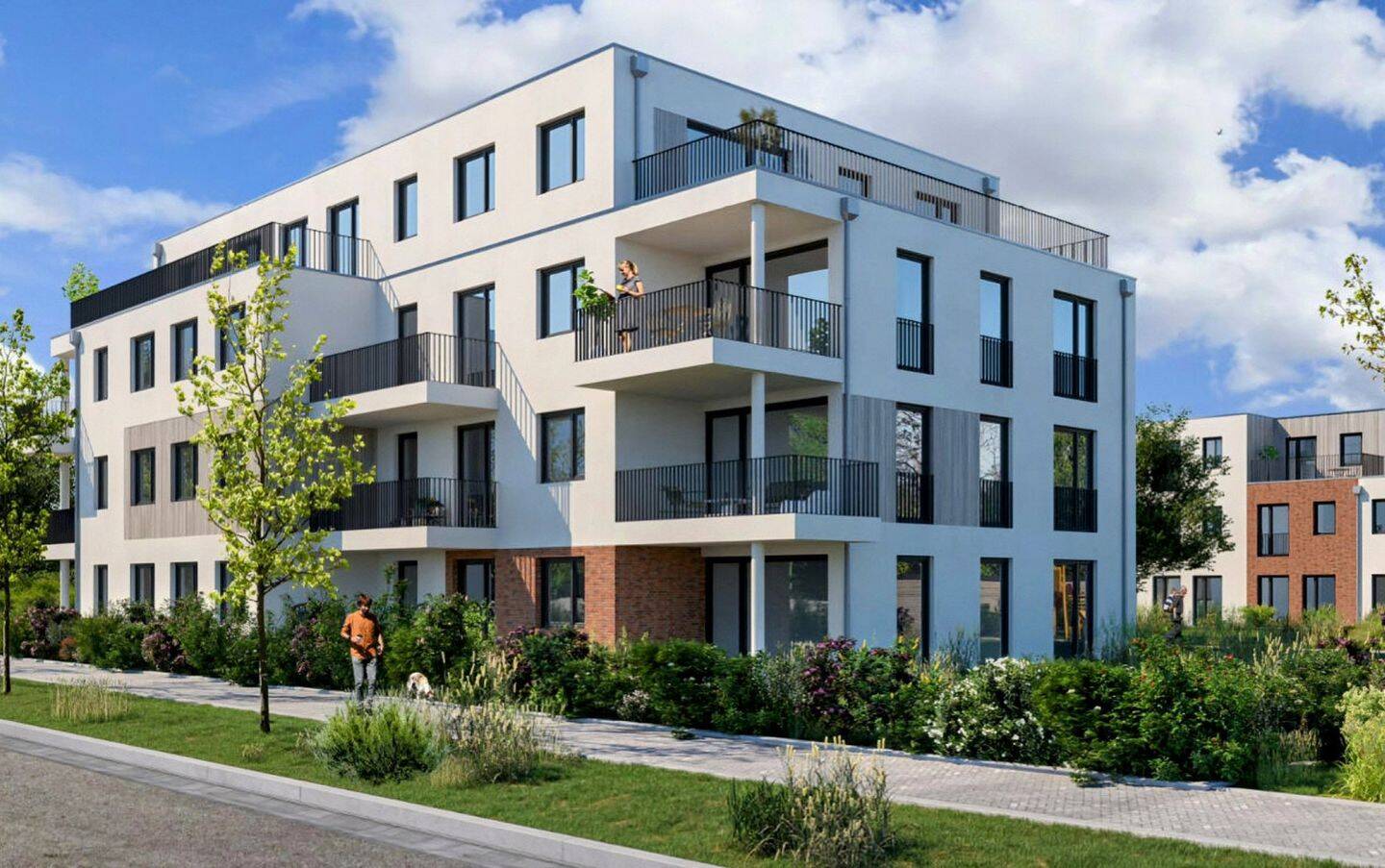 Erstbezug: 2-Zimmer-Wohnung in Baugruppe in Toplage in Lüneburg (provisionsfrei), 21337 Lüneburg