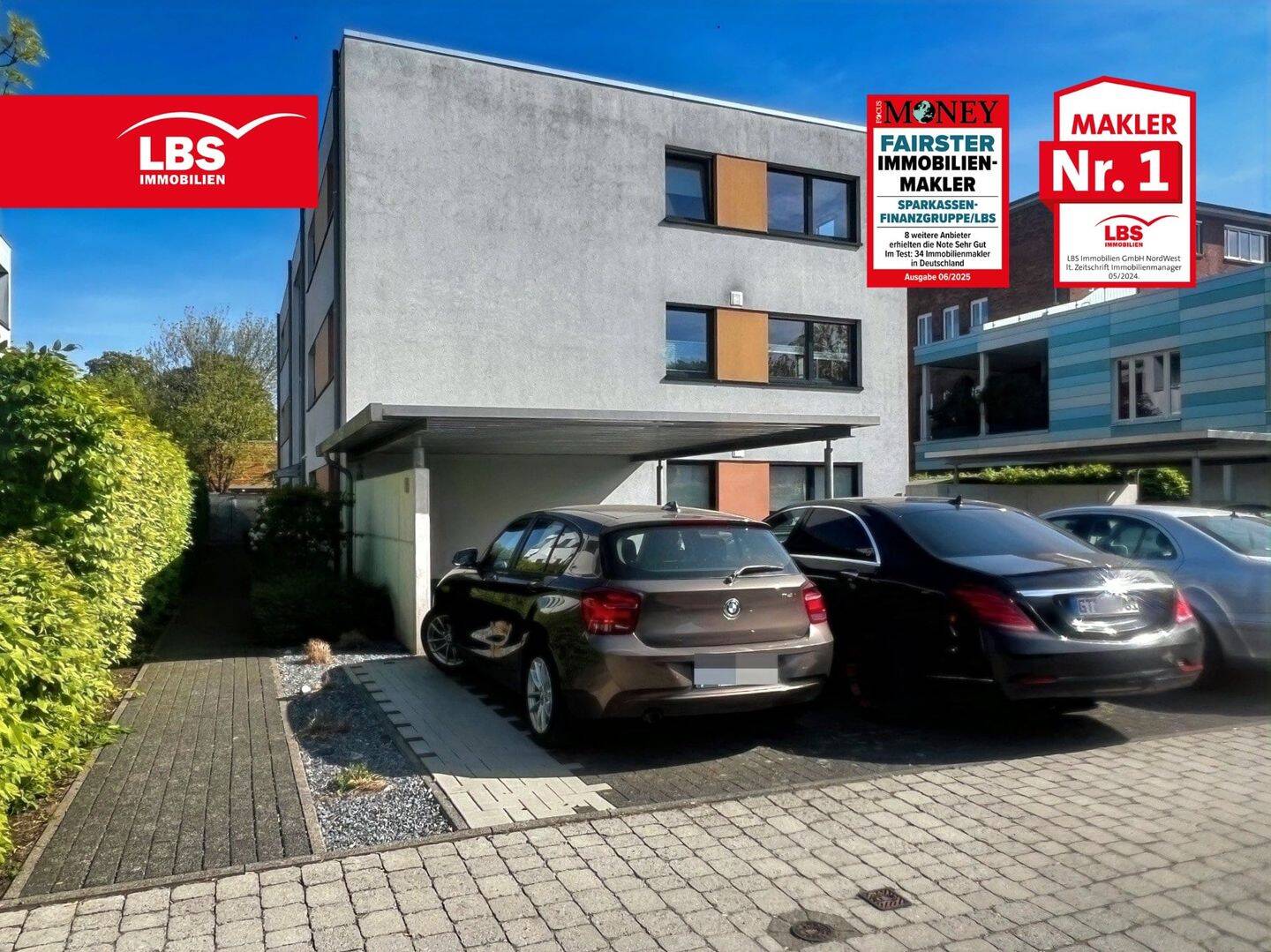 Wohnen im Herzen der Stadt: 3-Zi-Wohg,mit G-WC,Balkon, Aufzug,Stellplatz, 33330 Gütersloh