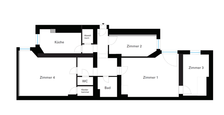 Eigentumswohnung, 4 Zimmer, 96 m², in Berlin, 10553 Berlin (Mitte Moabit)
