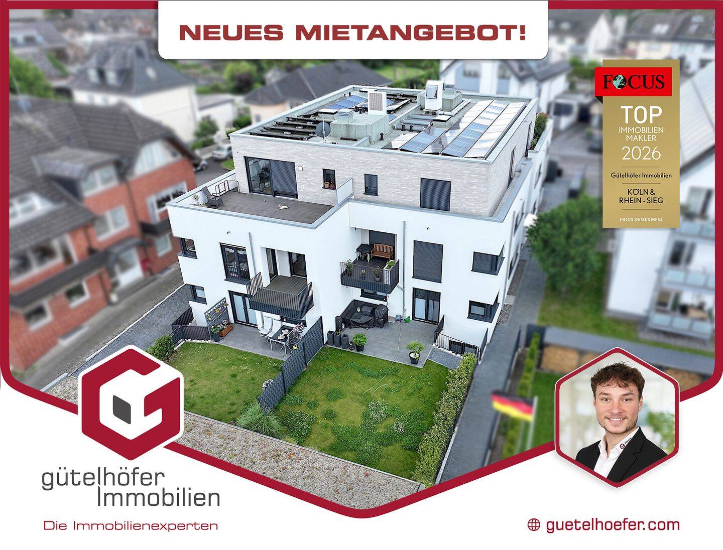 Barrierefreie und energieeffiziente 116m² Maisonettewohnung mit Garten und Carport in Bornheim, 53332 Bornheim