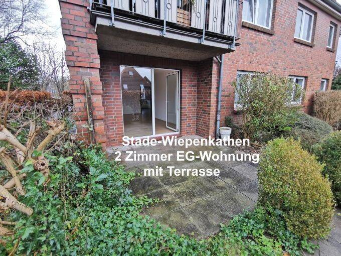 Stade-Wiepenkathen: 2 Zim. EG-Whg. mit Terrasse, 21684 Stade