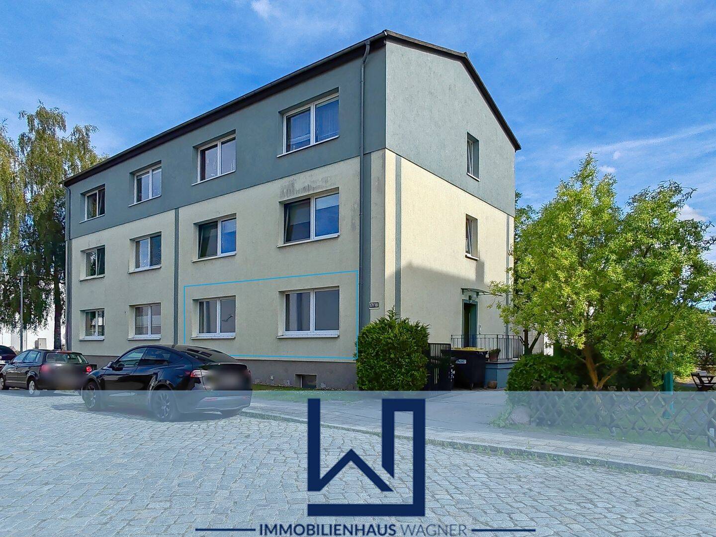 Altersgerecht: 3 Raum Wohnung im Erdgeschoss in einem sanierten Altbau, 17033 Neubrandenburg