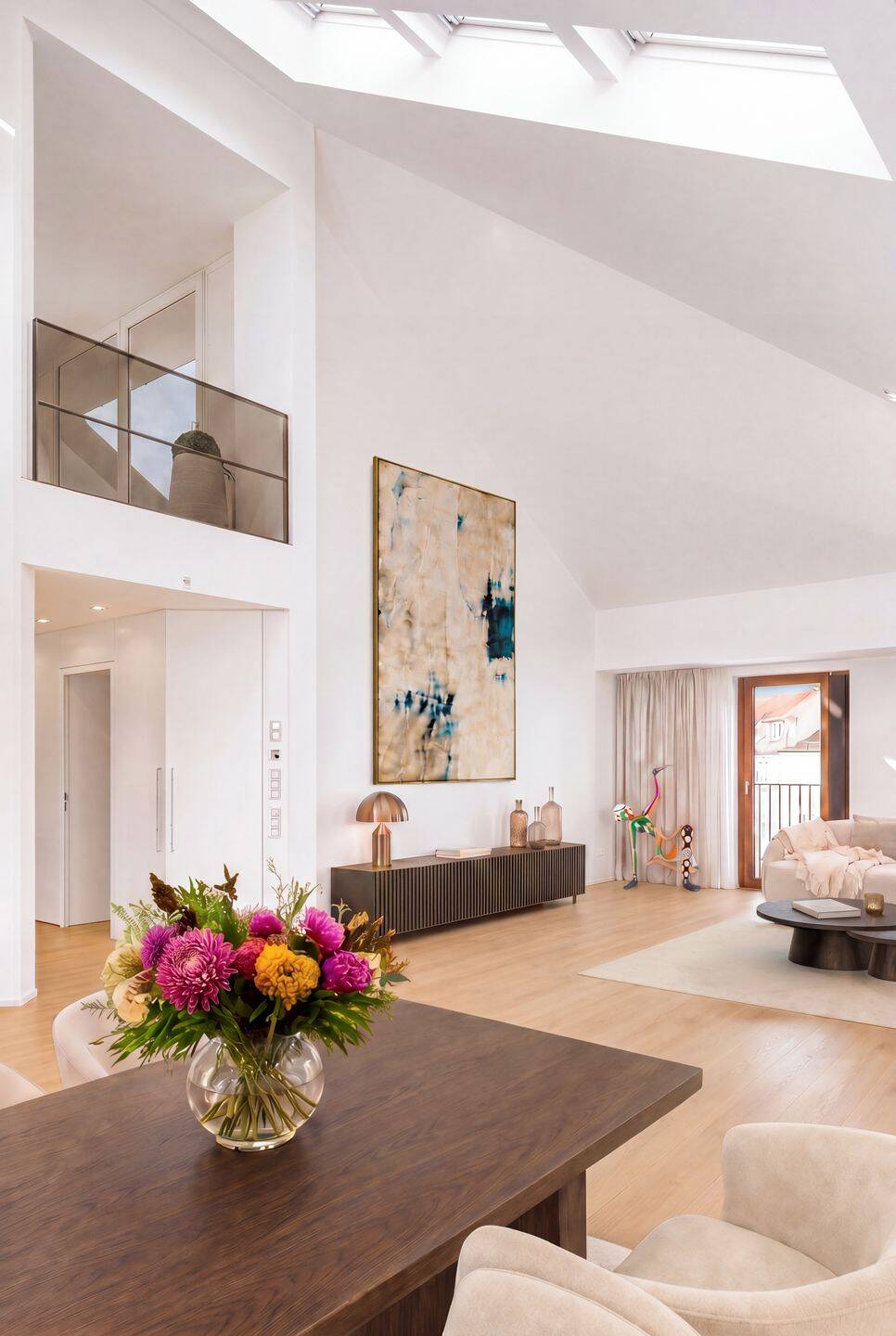 Lichtdurchflutetes Dachterrassen-Loft. Zwischen Elisabethmarkt und Josephsplatz., 80799 München (Maxvorstadt Schwabing-Freimann Schwabing-West)
