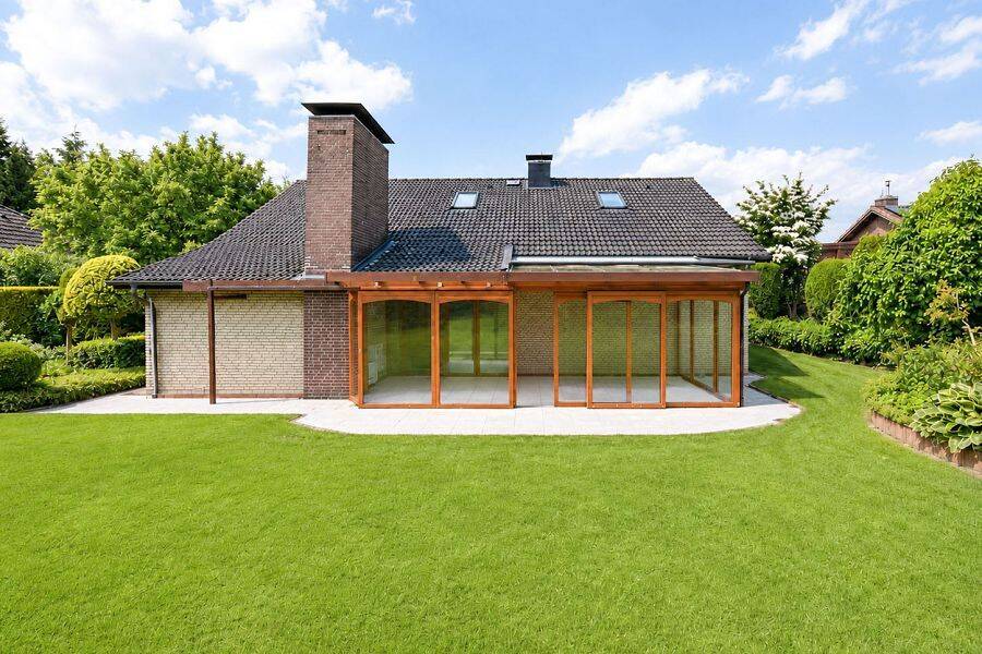 Sonniges Einfamilienhaus mit großzügigen Räumen, hohen Decken, Wintergarten und Kamin in Seevetal, 21220 Seevetal