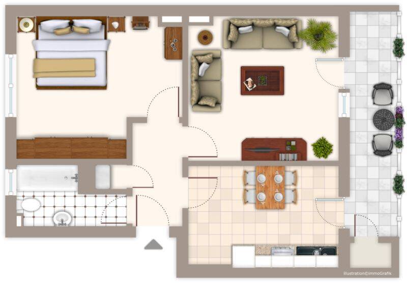 Charmante 2-Zimmer-Altbauwohnung mit Badewanne in Mönchengladbach zu vermieten, 41238 Mönchengladbach