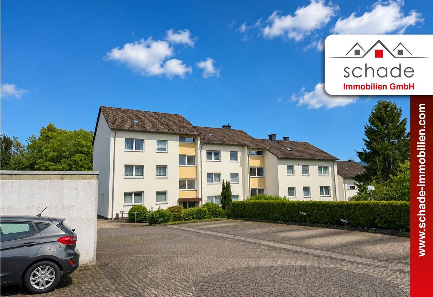 SCHADE IMMOBILIEN – Schöne 3-Zimmer Wohnung mit Balkon und Garage!, 58840 Plettenberg