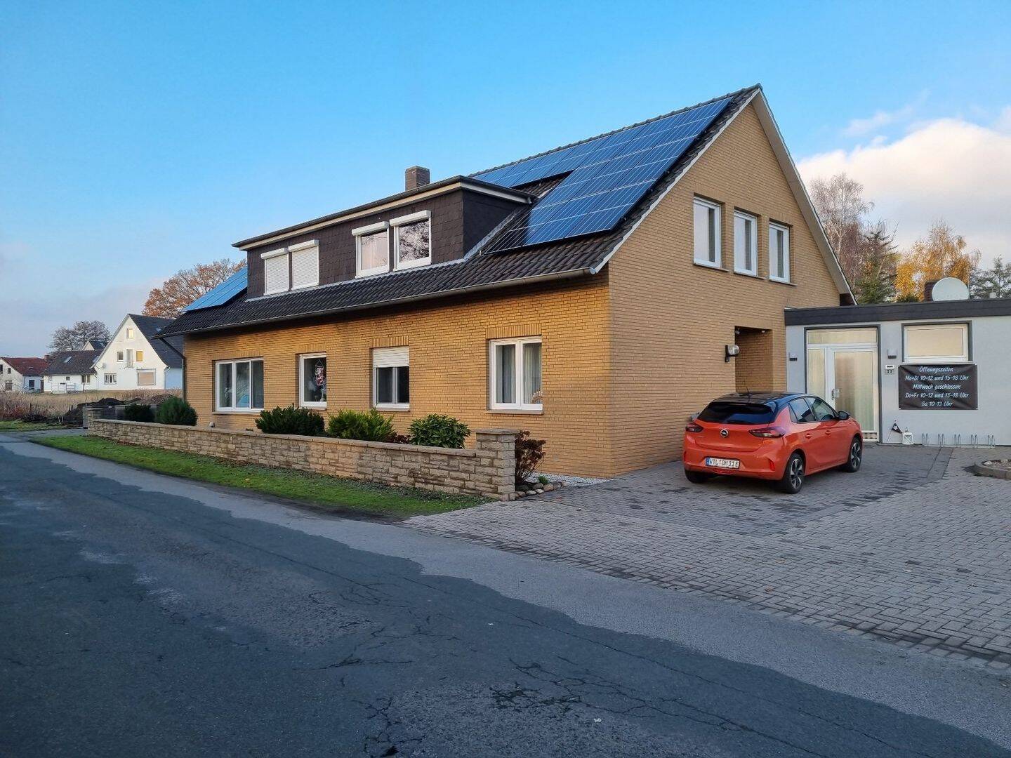 1–2 Familienhaus mit Gewerbefläche, Bauplatz, PV-Anlage, Carport, Garage, großes Grundstück, 32351 Stemwede