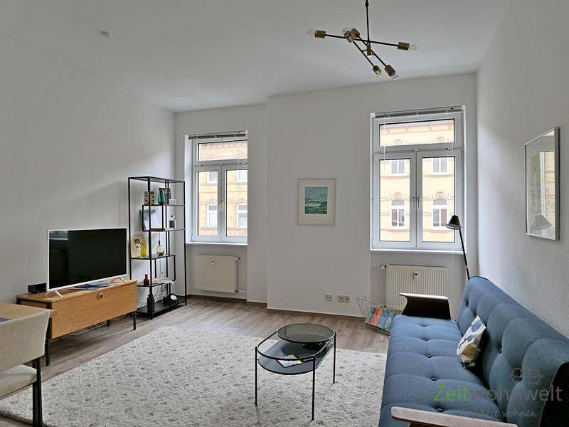 (EF0887_M) Erfurt: Johannesvorstadt, zentrumsnahe, neu möblierte Wohnung im coolen Retro-Style der 70er Jahre, 99086 Erfurt