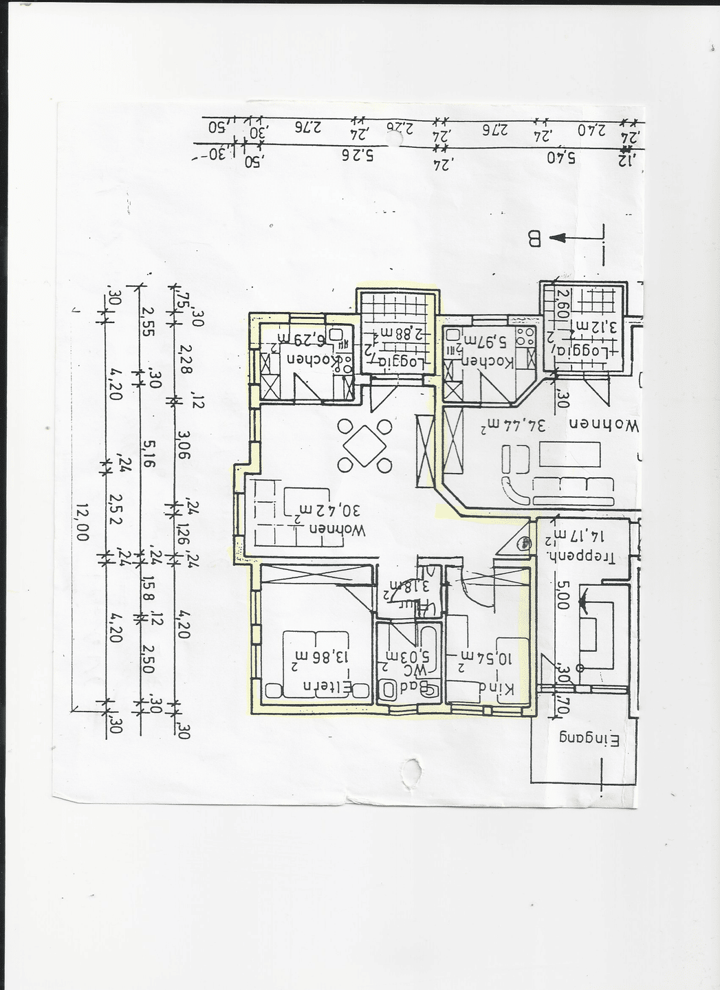 Schriesheim: Helle moderne 3 Zi. Wohnung zu vermieten, 69198 Schriesheim