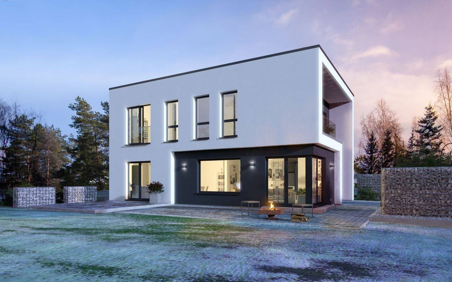 TRAUMHAUS AUF IHREM GRUNDSTÜCK,  BAUHAUS-ARCHITEKTUR IN OKAL-DESIGN, 61191 Rosbach v.d. Höhe