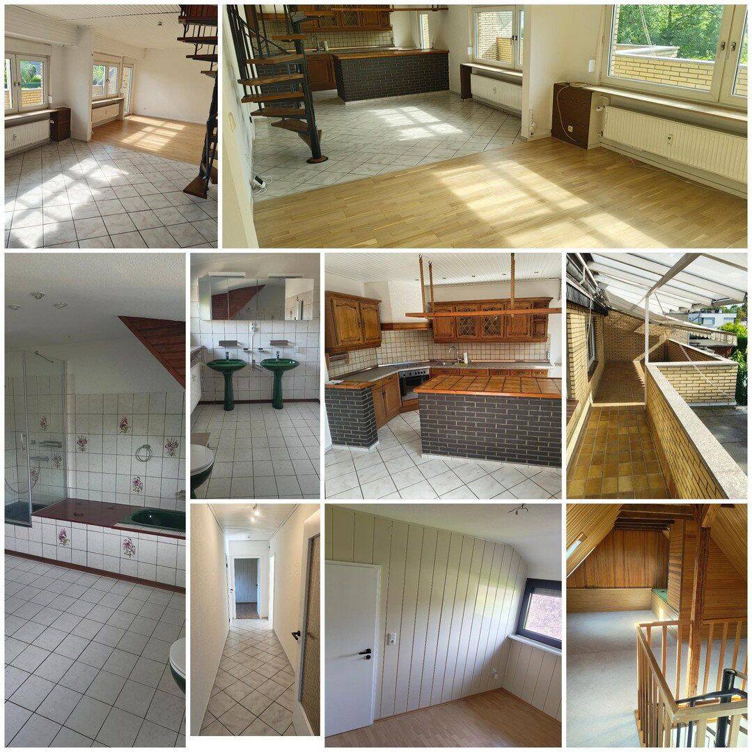 Modernisierte Masionette Wohnung 80qm + Dach in 40668 Meerbusch Lank EBK/Wärmepumpe/Solar, 40668 Meerbusch