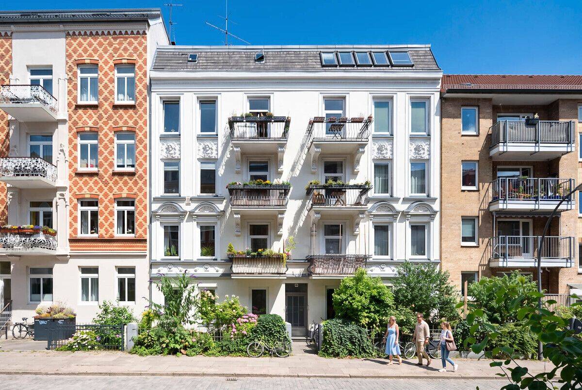 Erstbezug nach Sanierung: 2-Zimmer-Altbauwohnung in  Eimsbüttel zu erwerben!, 20253 Hamburg (Hamburg-Nord)