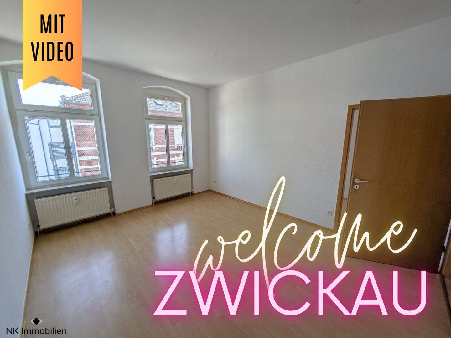 ++ gemütliche 3-Raum Wohnung – unweit vom Hauptbahnhof & Schwanenteich – mit Einbauküche! ++, 8056 Zwickau