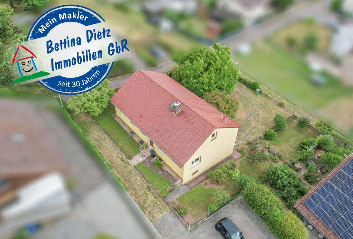 DIETZ: Gepflegter Bungalow mit Garten, Garage und Keller in herrlicher Lage von Wiebelsbach!, 64823 Groß-Umstadt