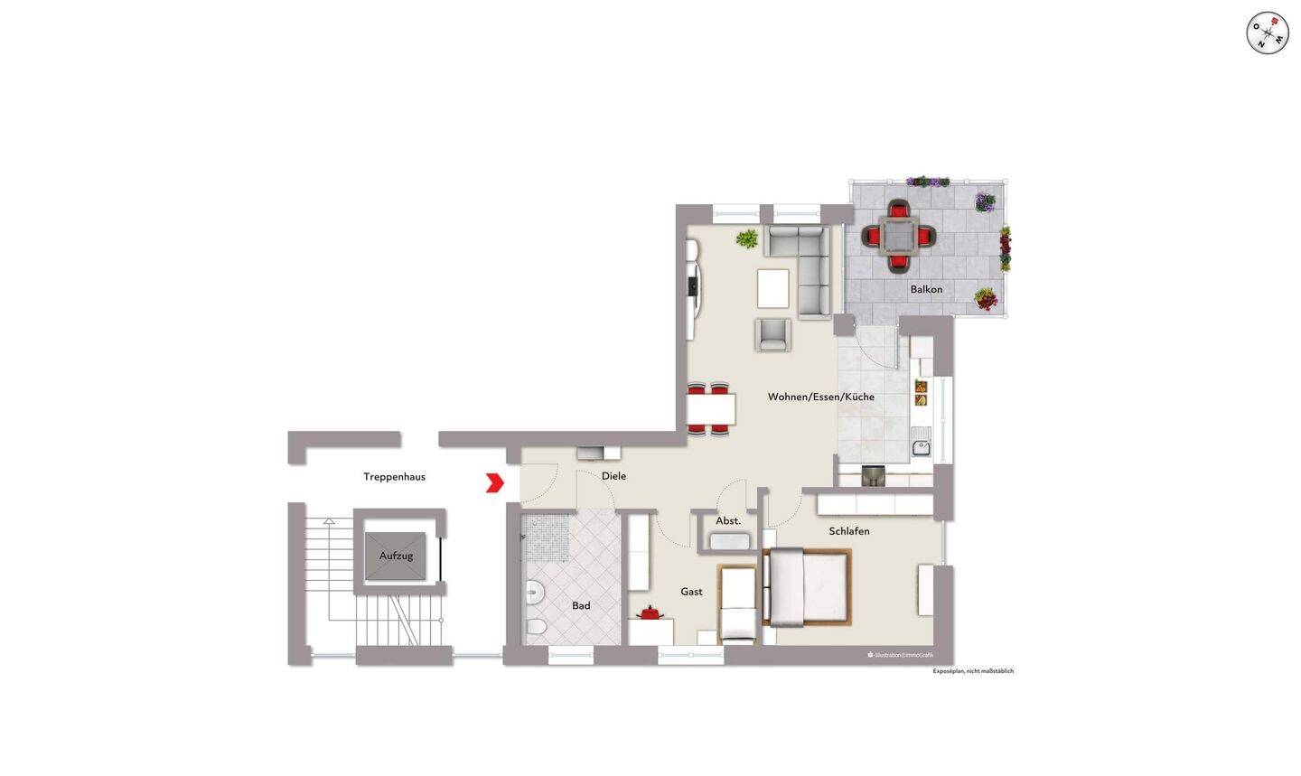 Moderne Neubauwohnung mit Innenstadtnähe *1851 R-5 Gütersloh, 33330 Gütersloh