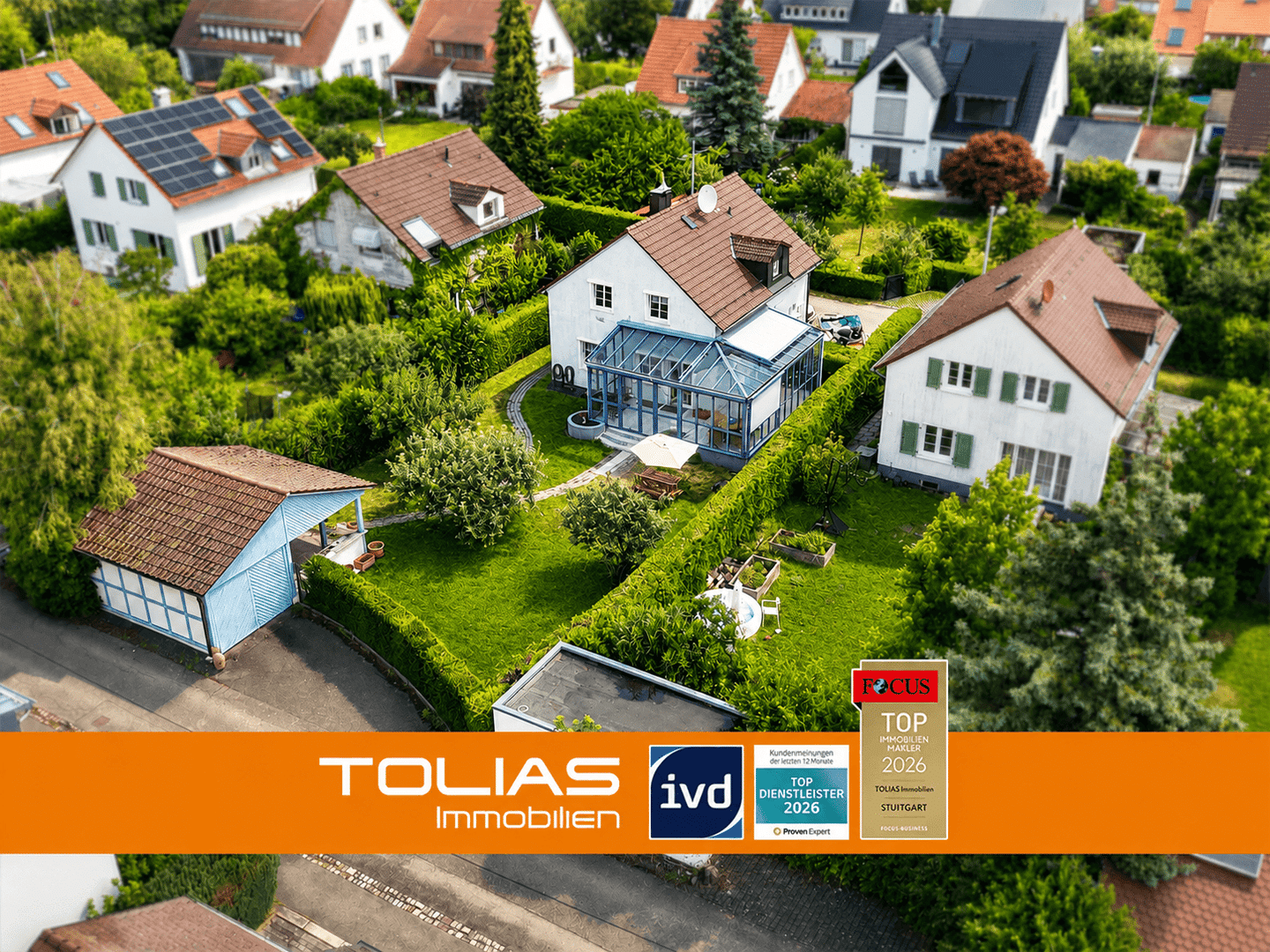 Familienparadies mit Wow-Effekt: Gartenidylle, Wintergarten & Kaminwärme in Vaihingen, 70569 Stuttgart (Büsnau Kaltental Vaihingen)