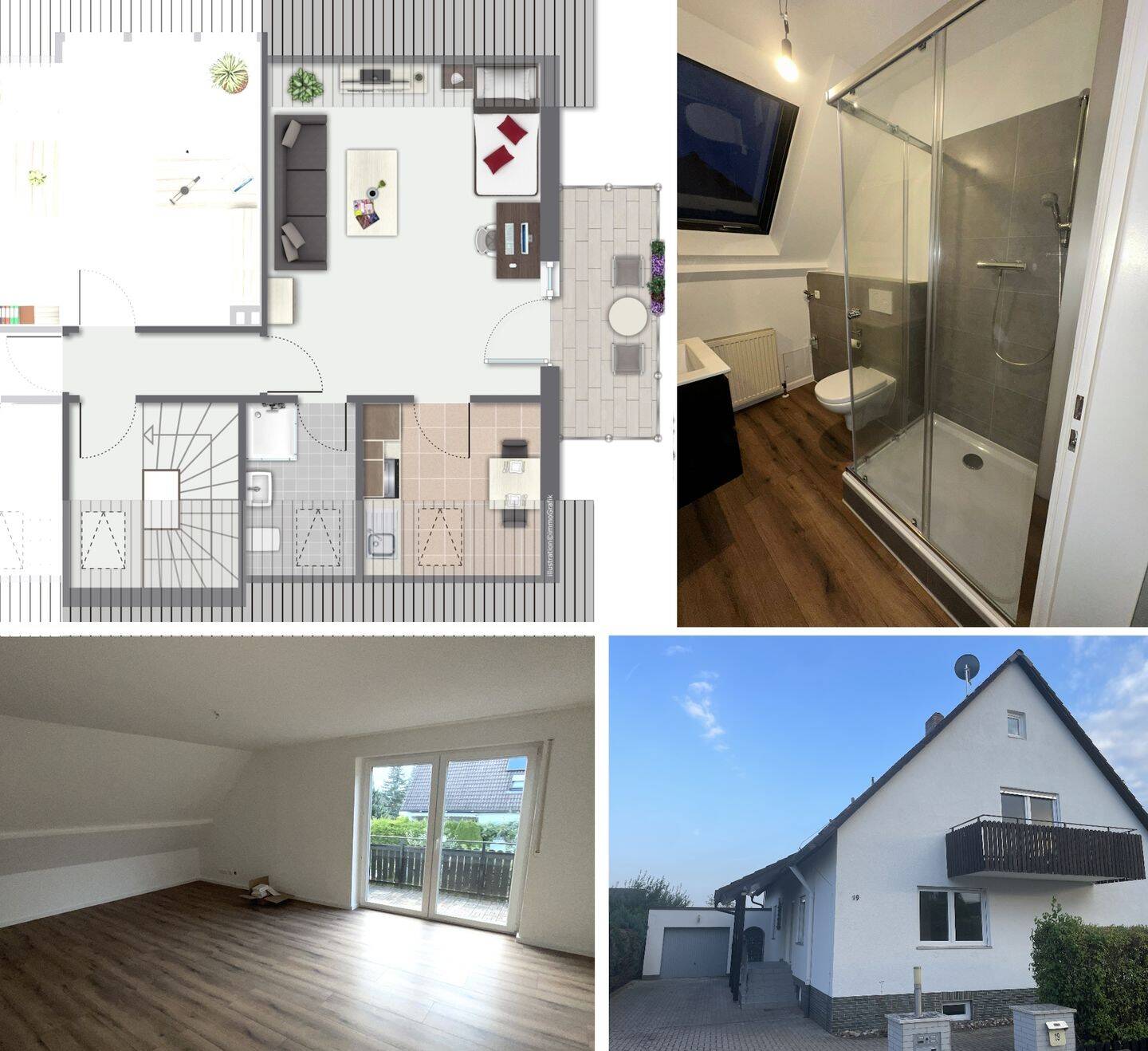 Bezugsfreies Appartement mit EBK in Heinersreuth, 95500 Heinersreuth