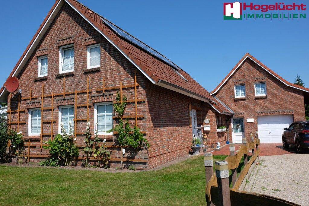 Ein ansprechendes Einfamilienhaus im Friesenhausstil mit Wintergarten und großem Nebengebäude/Garage, 26632 Ihlow