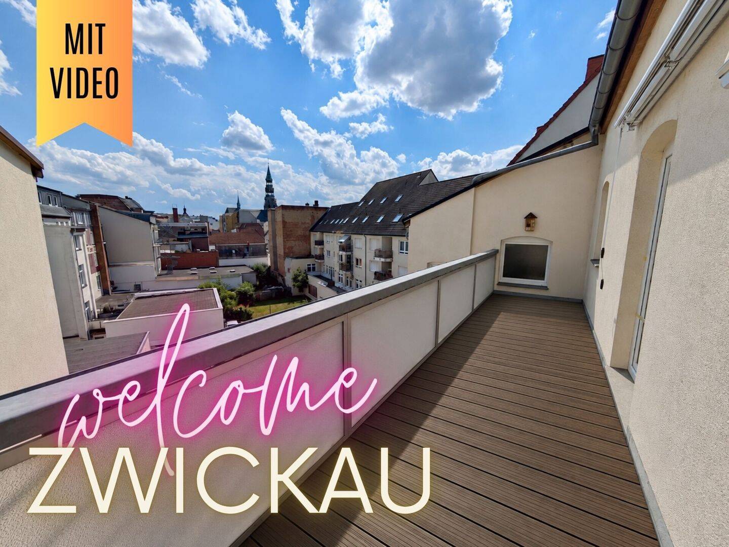 ++ Familienglück in der Innenstadt: wunderschöne 4-Raum Wohnung – mit großem Balkon ++, 8056 Zwickau