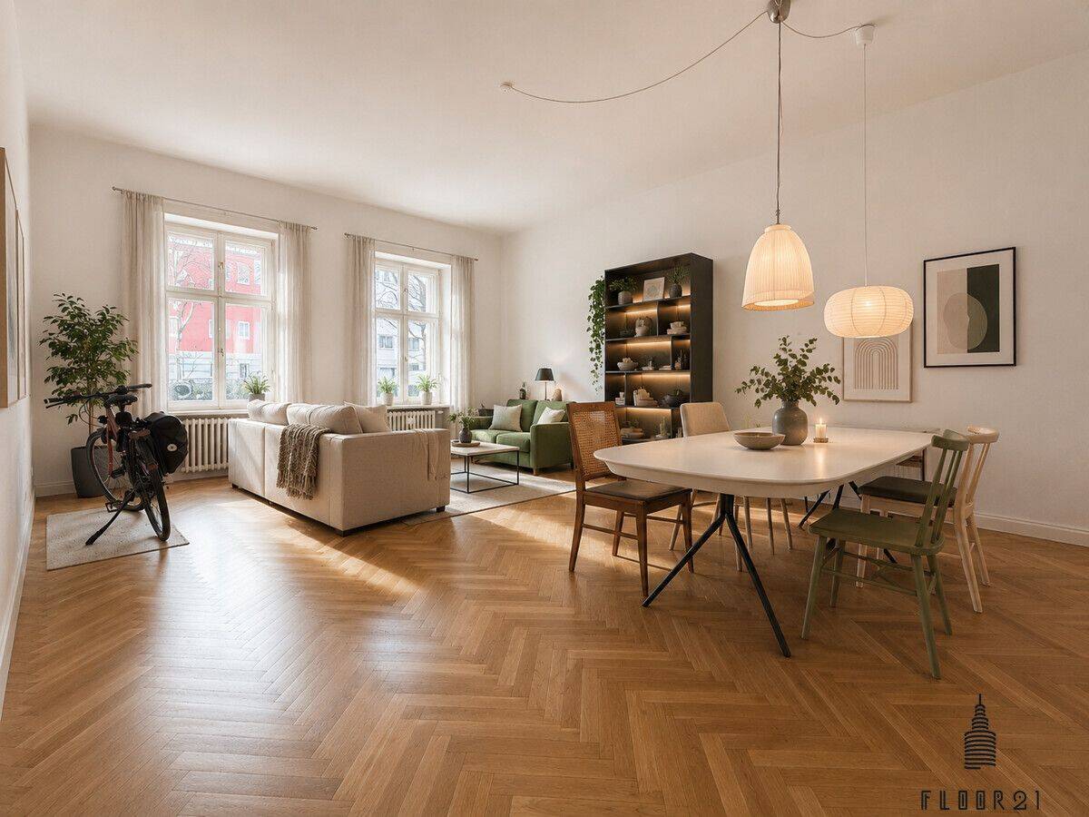 ! Sofort bezugsfrei ! Charmante Hochparterre-Wohnung in gepflegtem Altbau, 10707 Berlin (Charlottenburg-Wilmersdorf Charlottenburg Wilmersdorf)