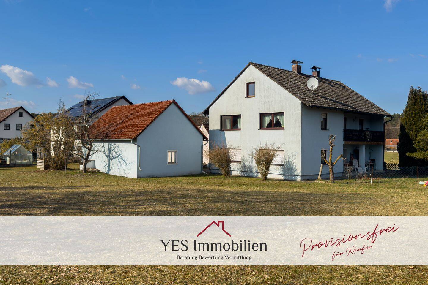 Großzügiges Zweifamilienhaus mit 2.700 m² Grundstück und Entwicklungsmöglichkeiten bei Pleinfeld, 91785 Pleinfeld