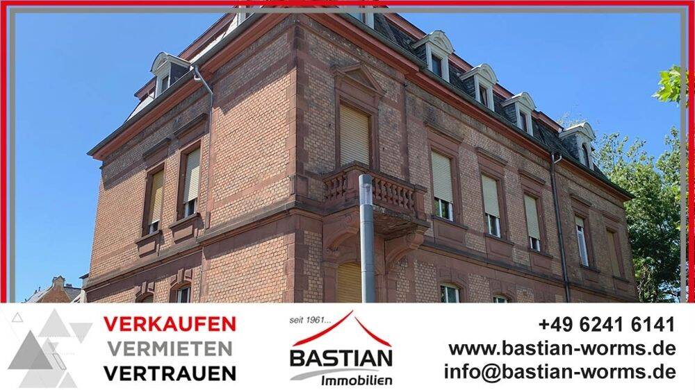 Stilvolles 6-Familien-Gründerzeithaus mit Hof, 3 Garagen und idyllischem Garten in Osthofen!, 67574 Osthofen