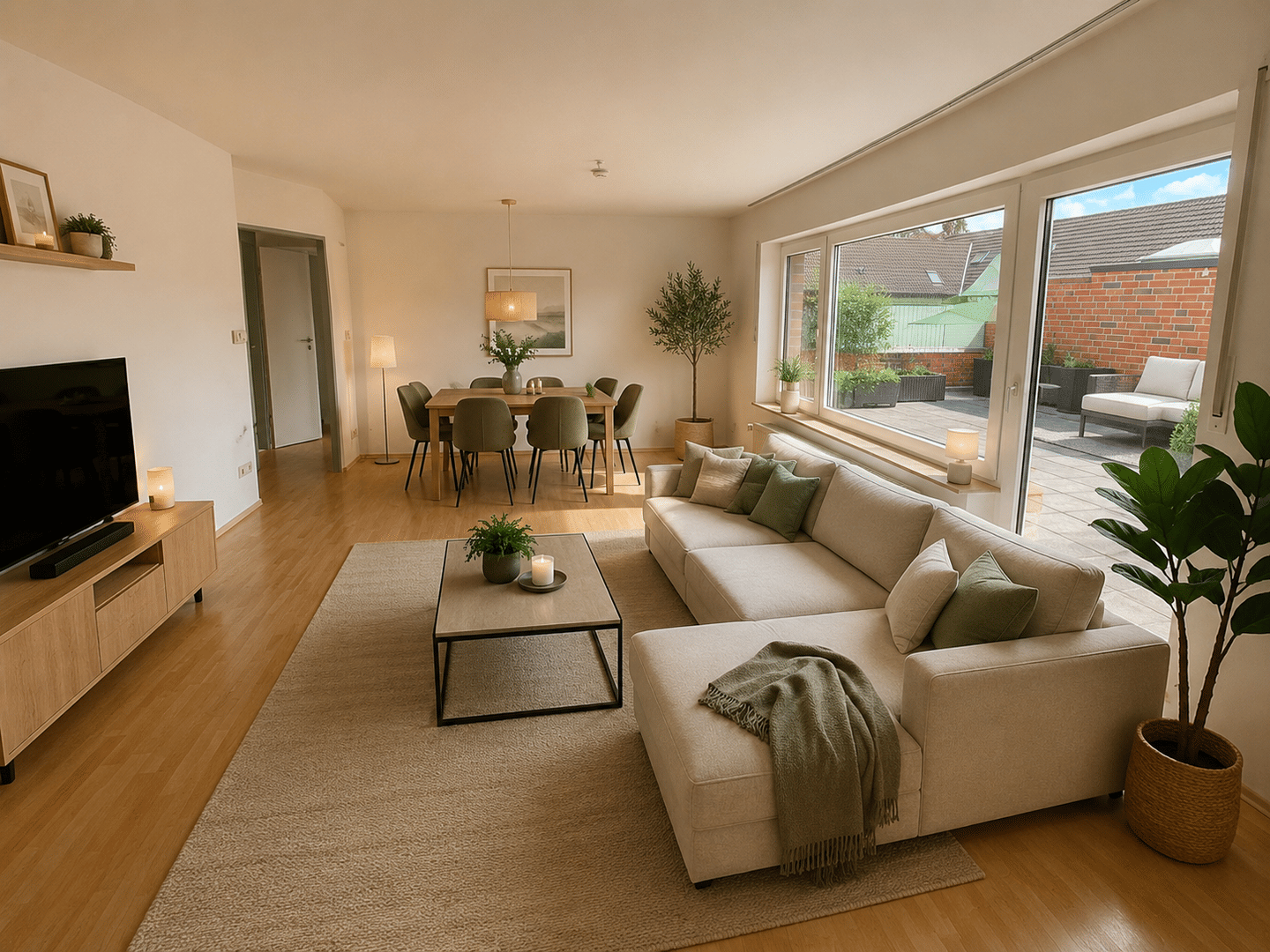 Ruhige und helle 2-Zi-Wohnung mit Dachterrasse, 49808 Lingen (Ems)