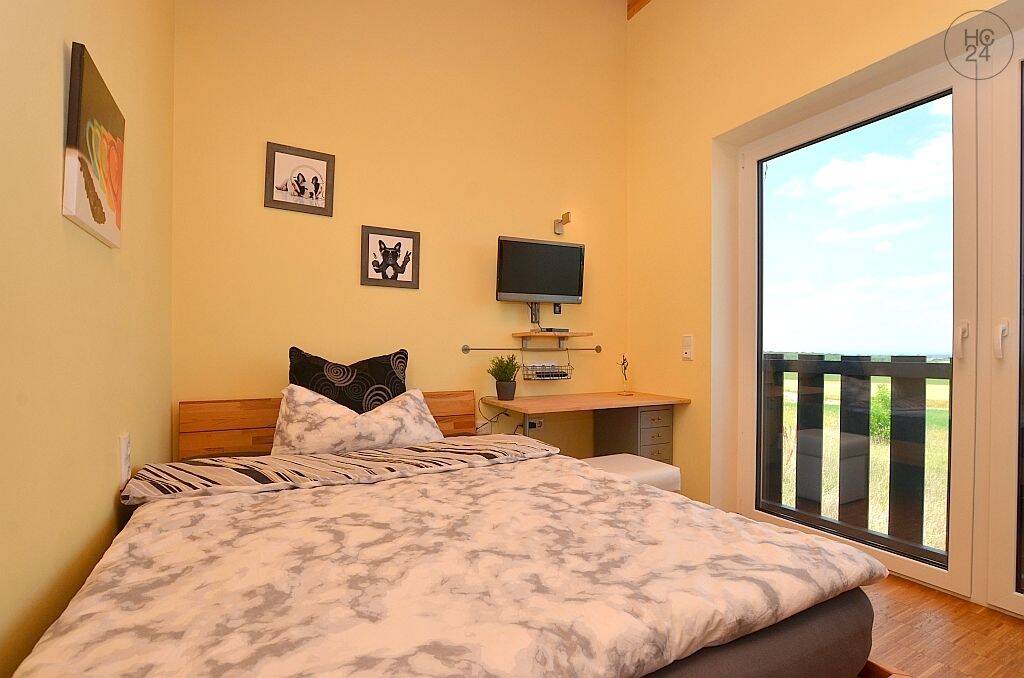 Hell möbliertes 1-Zimmerapartment mit Weitblick in Dingolshausen mit Lan+Wlan, 97497 Dingolshausen